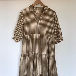 Rylee + Cru gingham Camilla dress